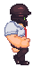 Walking side animation